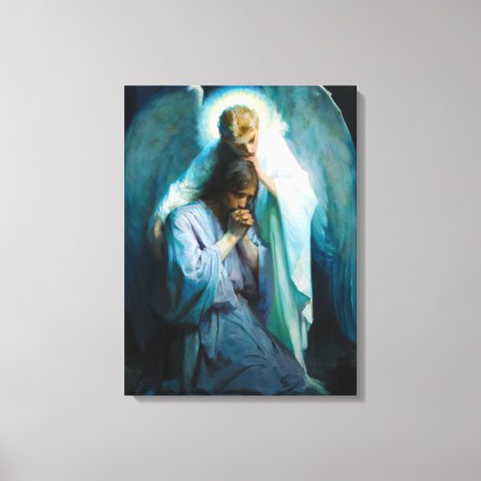 Agony in de tuin, 1898 door Frans Schwartz Canvas Afdruk (Voorkant)