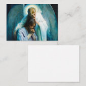 Agony in de tuin, 1898 door Frans Schwartz Notitiekaartje (Voorkant / Achterkant)