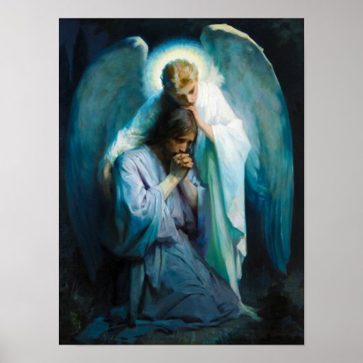 Agony in de tuin, 1898 door Frans Schwartz Poster (Voorkant)