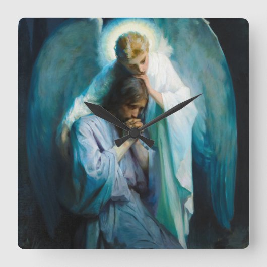 Agony in de tuin, 1898 door Frans Schwartz Vierkante Klok (Voorkant)