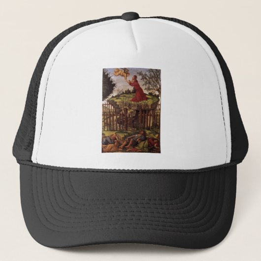 Agony in de tuin - Botticelli Trucker Pet (Voorkant)