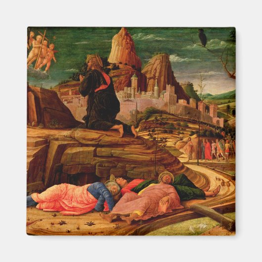 Agony in de tuin, c.1460 magneet (Voorkant)