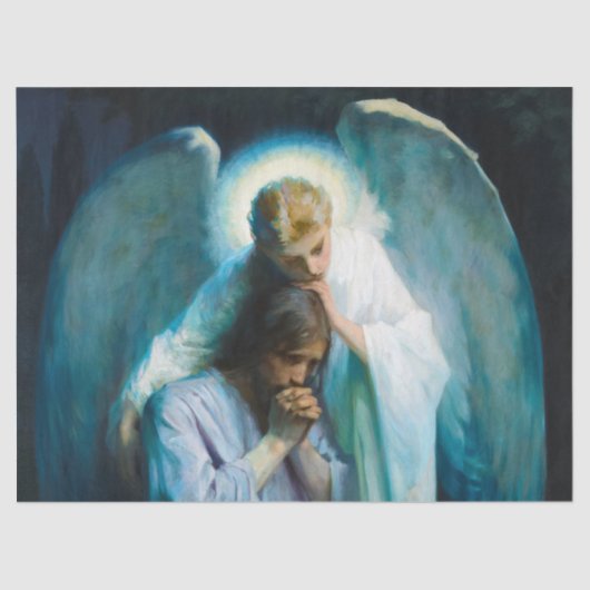 Agony in de tuin door Frans Schwartz Tissuepapier (Voorkant)