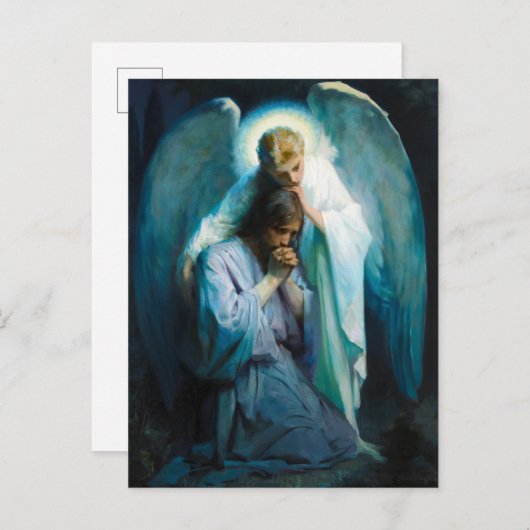 Agony in de tuin door Frans Schwartz Uitnodiging Briefkaart (Voorkant / Achterkant)