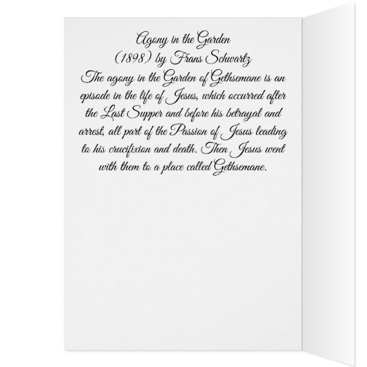 Agony in de tuin Jezus Christus (Binnen (Links))