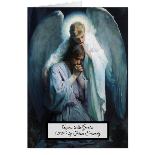 Agony in de tuin Jezus Christus (Voorkant)