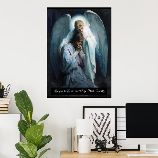 Agony in de tuin Jezus Christus Poster (Thuiskantoor)