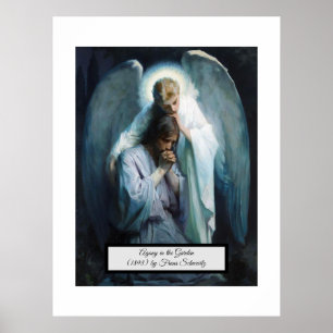 Agony in de tuin Jezus Christus Poster