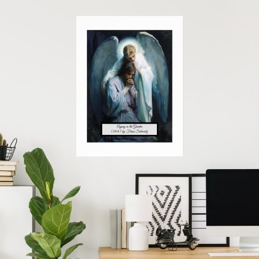 Agony in de tuin Jezus Christus Poster (Thuiskantoor)