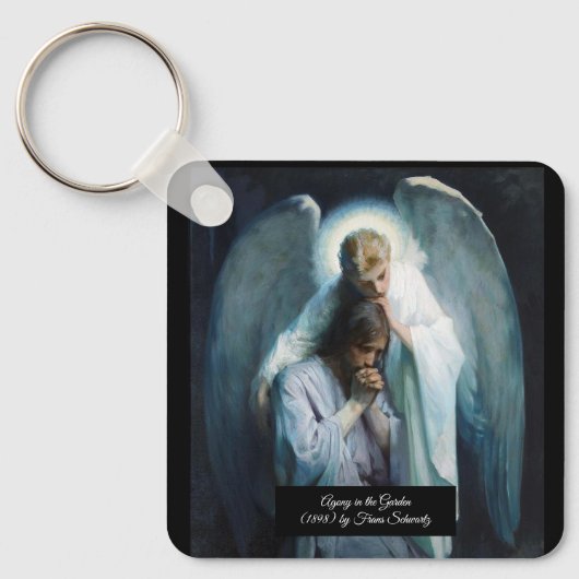 Agony in de tuin Jezus Christus Sleutelhanger (Voorkant)
