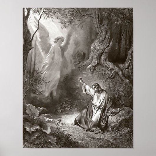 Agony in de tuin van het Inspirerend Poster (Voorkant)
