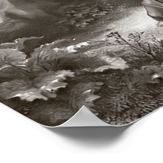 Agony in het Inspirerend van de tuinen Poster (Hoek)