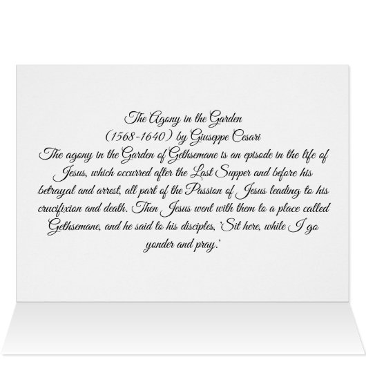 Agony in the Garden (Binnen Horizontaal (Boven))