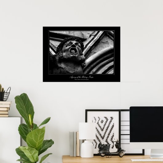 Agony of the Biting Imps Gothic Fine Art Poster (Thuiskantoor)