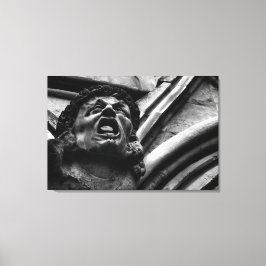 Agony of the Biting Imps Gothic Gargoyle Canvas Afdruk