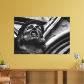 Agony of the Biting Imps Gothic Gargoyle Canvas Afdruk (Insitu (Woonkamer))