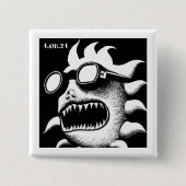 Agony of the Eclipse Vierkante Button 5,1 Cm (Voorkant)