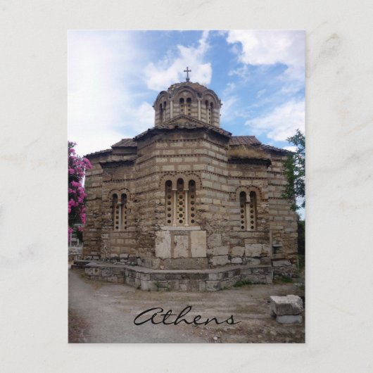 agora heilige kerk briefkaart (Voorkant)