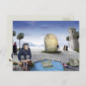 Agora Sah - Briefkaart (Voorkant / Achterkant)