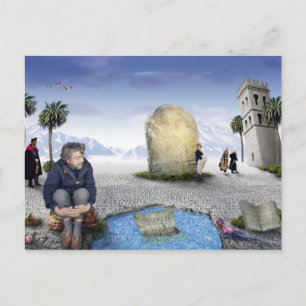 Agora Sah - Briefkaart