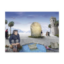 Agora Sah - Briefkaart