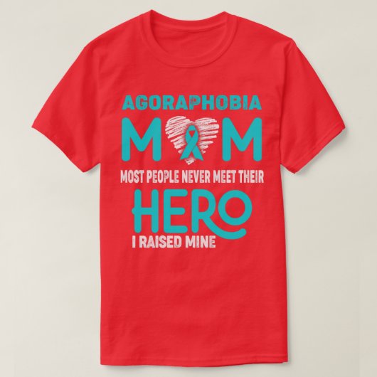 Agoraphobia mam De meeste mensen ontmoeten hun hel T-shirt (Design voorkant)