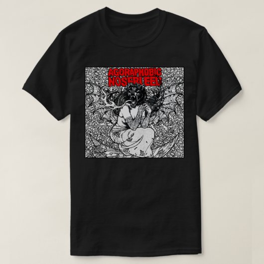 Agoraphobisch blaasje t-shirt (Design voorkant)