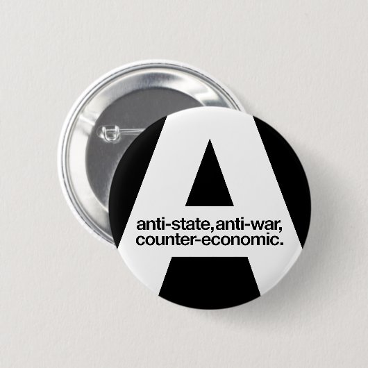 Agoristische Button (Voorkant /achterkant)