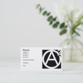 Agoristische visitekaartjes (Staand voorkant)