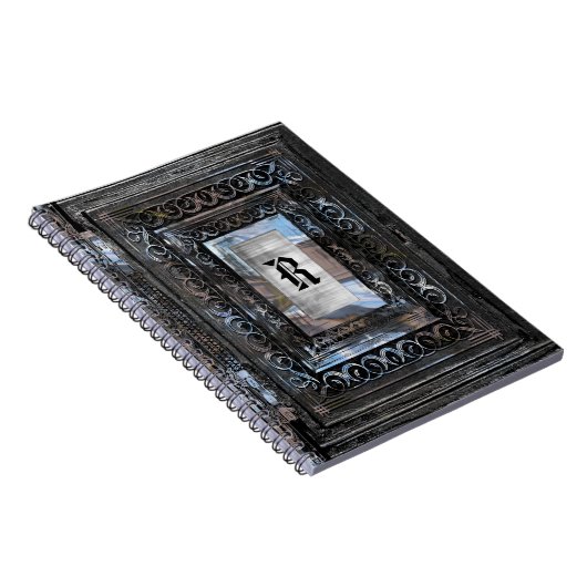 Agortex-schaduw-monogram Notitieboek (Rechterzijde)