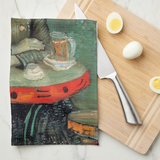 Agostina Segatori, Cafe du Tambourin door Van Gogh Theedoek (Quarter Fold)