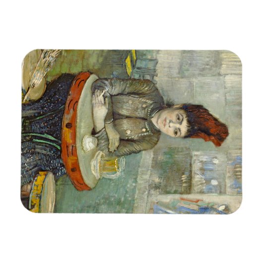 Agostina Segatori in Cafe du Tambourin door Van Go Magneet (Horizontaal)