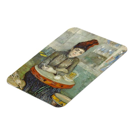 Agostina Segatori in Cafe du Tambourin door Van Go Magneet (Linkerzijde)