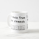 Ágoston Periodieke Naam mok (Voorkant links)