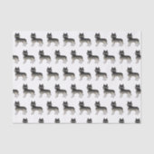 Agouti Siberian Husky Cute Dog Pattern Tissuepapier (Voorkant)