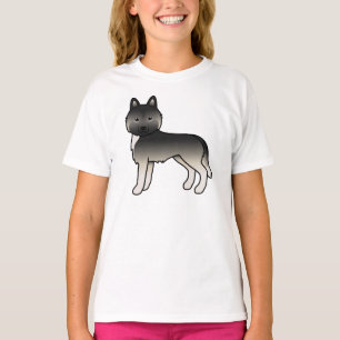 Agouti Siberische Husky Mopshond T-Shirt