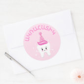 Agra Hadig - Armeense Eerste Tandpartij Ronde Sticker (Envelop)