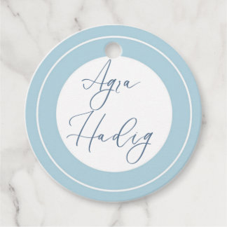 Agra Hadig-First Tooth blauw Bedankjes Labels