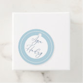 Agra Hadig-First Tooth blauw Bedankjes Labels (In situ)