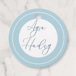 Agra Hadig-First Tooth blauw Bedankjes Labels
