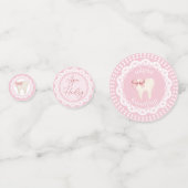 Agra Hadig-First Tooth Roze Confetti (Achterkanten)