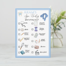 Agra Hadig Game - Armeense Eerste Tand Viering Feestdagenkaart