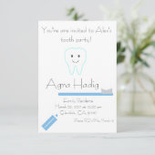 Agra Hadig Tooth Party Kaart (Staand voorkant)