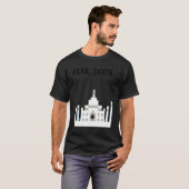 Agra, India de prachtige Taj Mahal T-shirt (Voorkant volledig)
