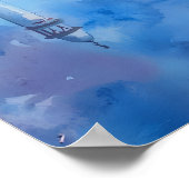 Agra India Oude Reisposter Ski Nationaal Park Poster (Hoek)