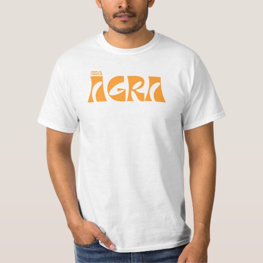 AGRA INDIA T-SHIRT (Voorkant)