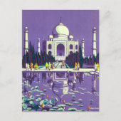 Agra ~ Taj Mahal Briefkaart (Voorkant)