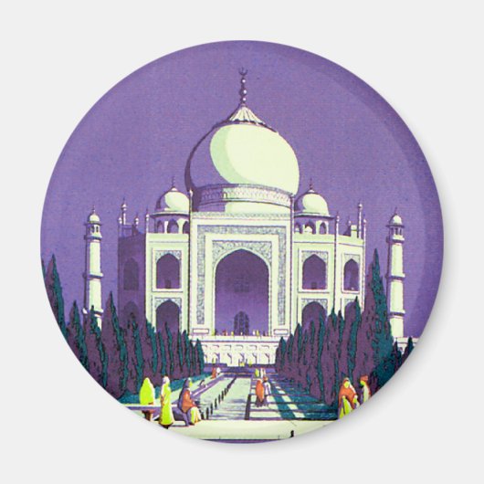 Agra ~ Taj Mahal Magneet (Voorkant)