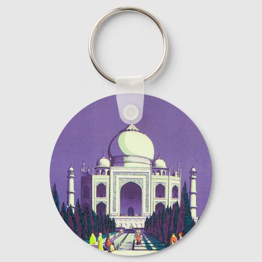Agra ~ Taj Mahal Sleutelhanger (Voorkant)