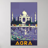 Agra, Vintage Poster (Voorkant)